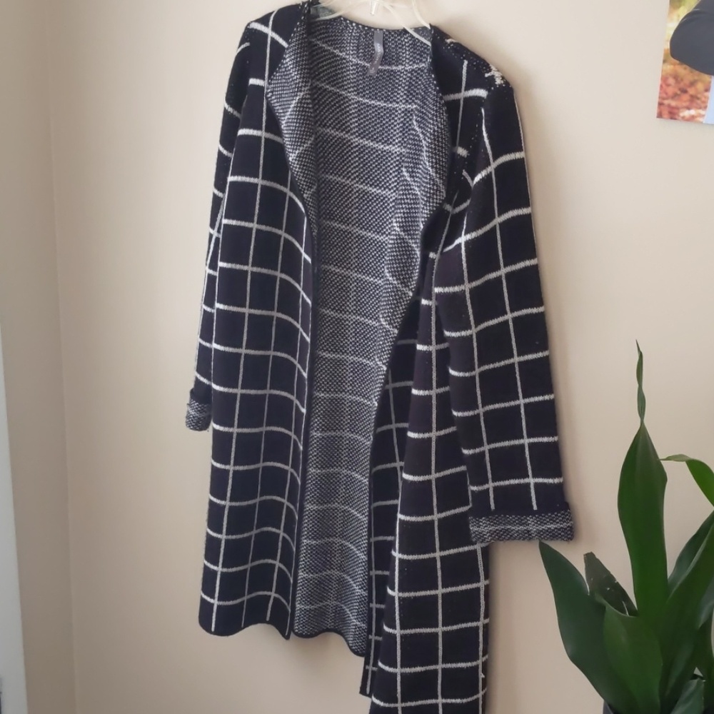 Knee length sweater
